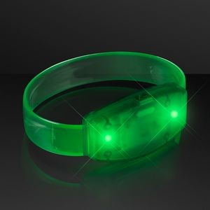 Galaxy Glow Green LED Bracelets, Patent Pending - BLANK