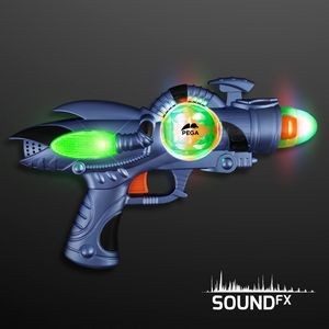 Space Sounds Light Up Gun Toy - Domestic Print