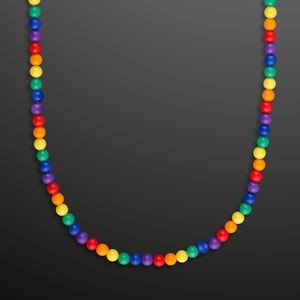 Rainbow Beads Necklace (NON-Light Up) - BLANK
