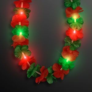 Light Up Hawaiian Christmas Leis - BLANK
