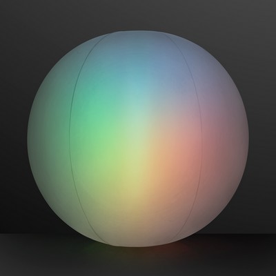 LED Jumbo Inflatable Glow Ball - 20" Diameter - BLANK
