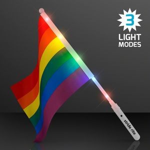 Light Up Rainbow Flag - Domestic Imprint
