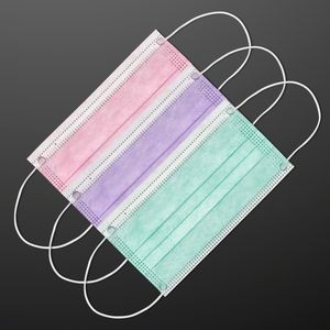 Assorted Color Disposable Face Masks for Daily Use - BLANK