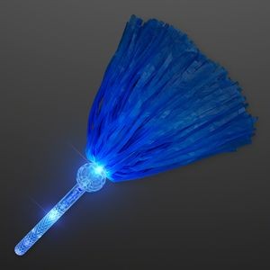 Light Up Team Spirit Blue Pom Poms - BLANK