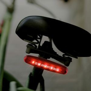 Custom Red LED Tail Light for Bikes - Domestic Print