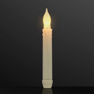 LED Taper Candles, Flickering Amber Light