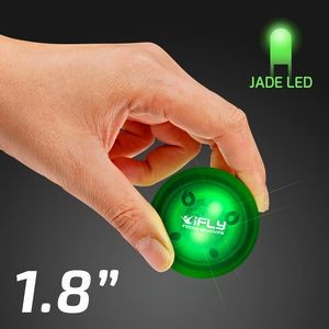 LED Green Rubber Bounce Ball - Domestic Print