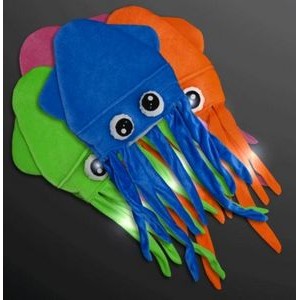 Flashing Blinky Silly Squid Hats