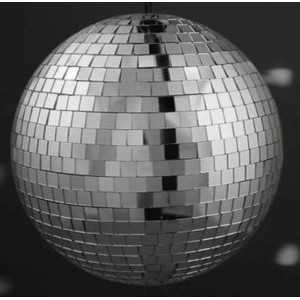 Disco Mirror Ball, 10" Diameter (NON-Light Up) - BLANK