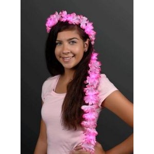 Flower Tail Pink LED Floral Headbands