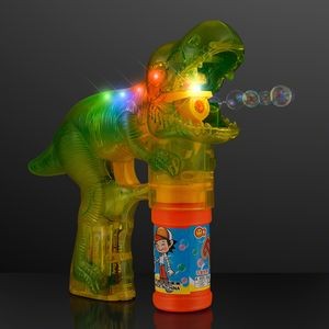 Blinky Lights Dinosaur Bubble Gun, NO Sound - BLANK