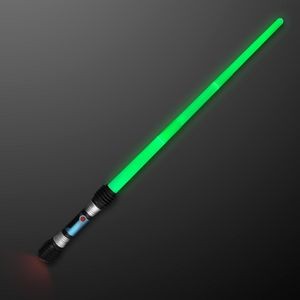 Expandable Green Saber Light Up Swords - BLANK