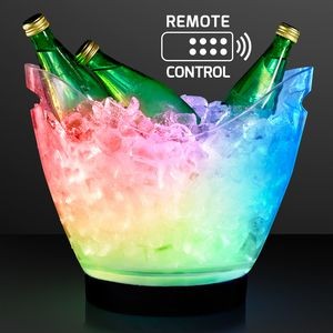 Rechargeable LED Large Ice Buckets w/ Remote - BLANK