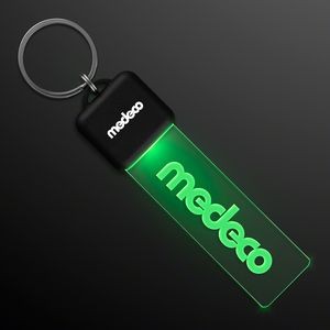 Jade Green LED Keychain Light - Domestic Print