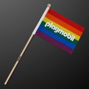 5.5" x 4" Pride Rainbow Flags (NON-LIGHT UP) - Domestic Print