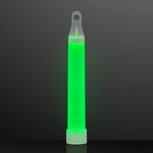 4" Green Mid-Sized Glow Sticks with Lanyard - BLANK