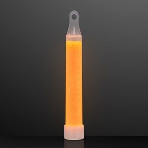 4" Orange Mid-Sized Glow Sticks with Lanyard - BLANK