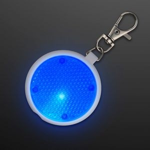 Blue Safety Blinkers, Keychain Flashlight - BLANK