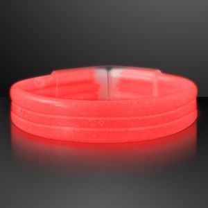 Red Thick Glow Bracelet Bangles - BLANK