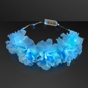 Bohemian Blue Light Up LED Flower Crown - BLANK