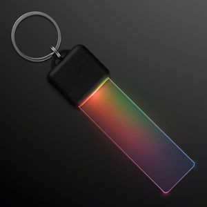 Multicolor LED Keychain Light - BLANK