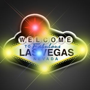 Welcome To Las Vegas Body Lights Pin - BLANK
