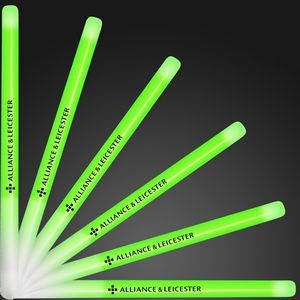 Custom 9.4" Green Glow Stick Wands - Domestic Imprint
