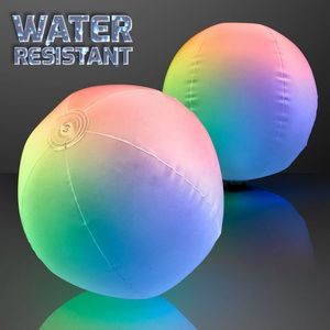 Light Up Beach Ball with Color Change LEDs - BLANK
