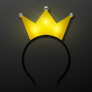 Light Up Yellow Crown Tiara Princess Headband
