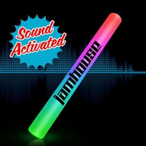Custom Sound Activated Multi Color Light Up Flashing Cheer Stick