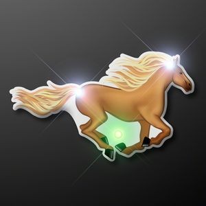 Blinky LED Horse Pin Body Lights - BLANK