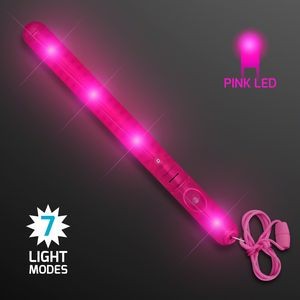 Pink LED Patrol Wand - BLANK