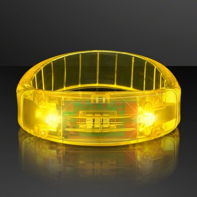 Yellow Fashion LED Bracelet - BLANK