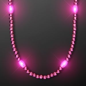 Light Up Pink Pizzazz Necklace Beads - BLANK