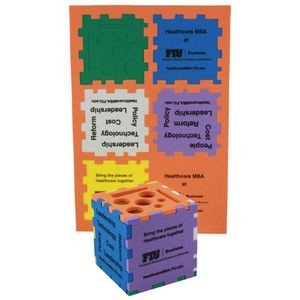Foam Puzzle Cube 3" Color Mix