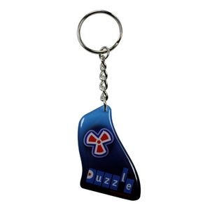 Key Chain / Tag - Custom Double Sided Imprint (2.1 to 3 Square Inch)