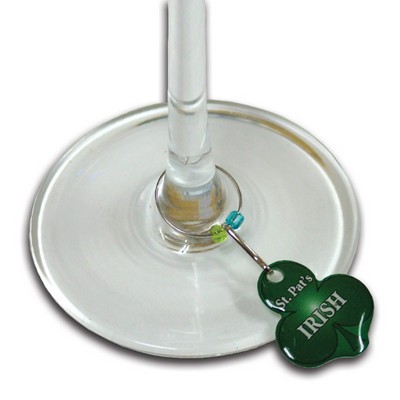 Wine Glass and Coffee Mug Charm - Double Sided Shape From 1.1 - 2 Sq. In.