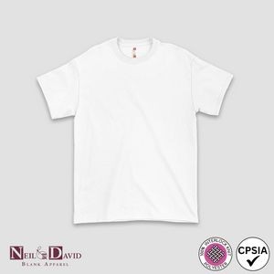 Women's Short Sleeve T-Shirts - White - 100% Polyester - Neil & David®