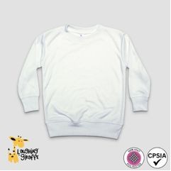 Baby Long Sleeve Pullover White T Shirt 100% Polyester - Laughing Giraffe®