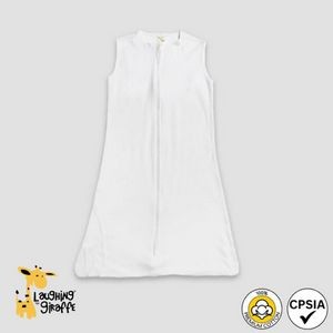 Baby Wearable Sack – White Premium 100% Cotton - Laughing Giraffe®