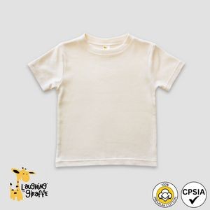 Toddler T-Shirts - Crew Neck - Premium 100% Cotton - Laughing Giraffe®