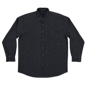 Sierra Pacific Men's Long Sleeve Cotton Denim Shirt