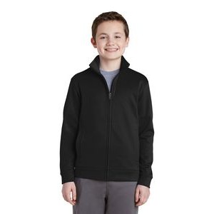 Sport-Tek Youth Sport-Wick Fleece Full-Zip Jacket