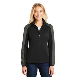 Port Authority® Ladies Active Colorblock Soft Shell Jacket