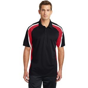 Sport-Tek® Tricolor Micropique Sport-Wick® Polo Shirt