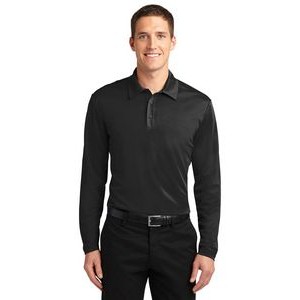 Port Authority® Silk Touch™ Performance Long Sleeve Polo Shirt