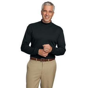 Port Authority® Long Sleeve Interlock Knit Mock Turtleneck Shirt