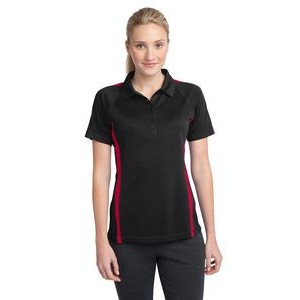 Sport-Tek® Ladies' PosiCharge® Micro-Mesh Colorblock Polo Shirt