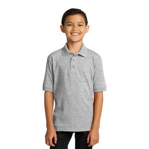 Port & Company Core Blend Youth Jersey Knit Polo Shirt