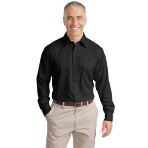 Port Authority Adult Long Sleeve Non-Iron Twill Shirt